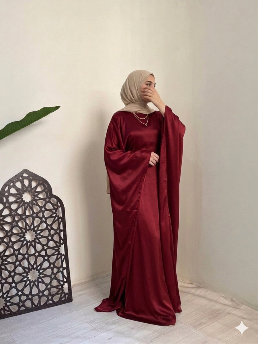Shimmer Butterfly Abaya