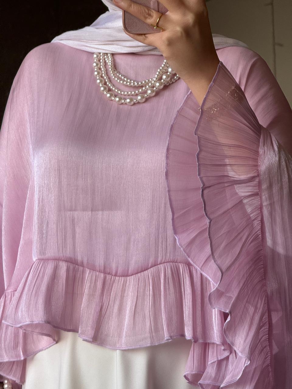 Cloche Crinkle Blouse – Made in Shahin