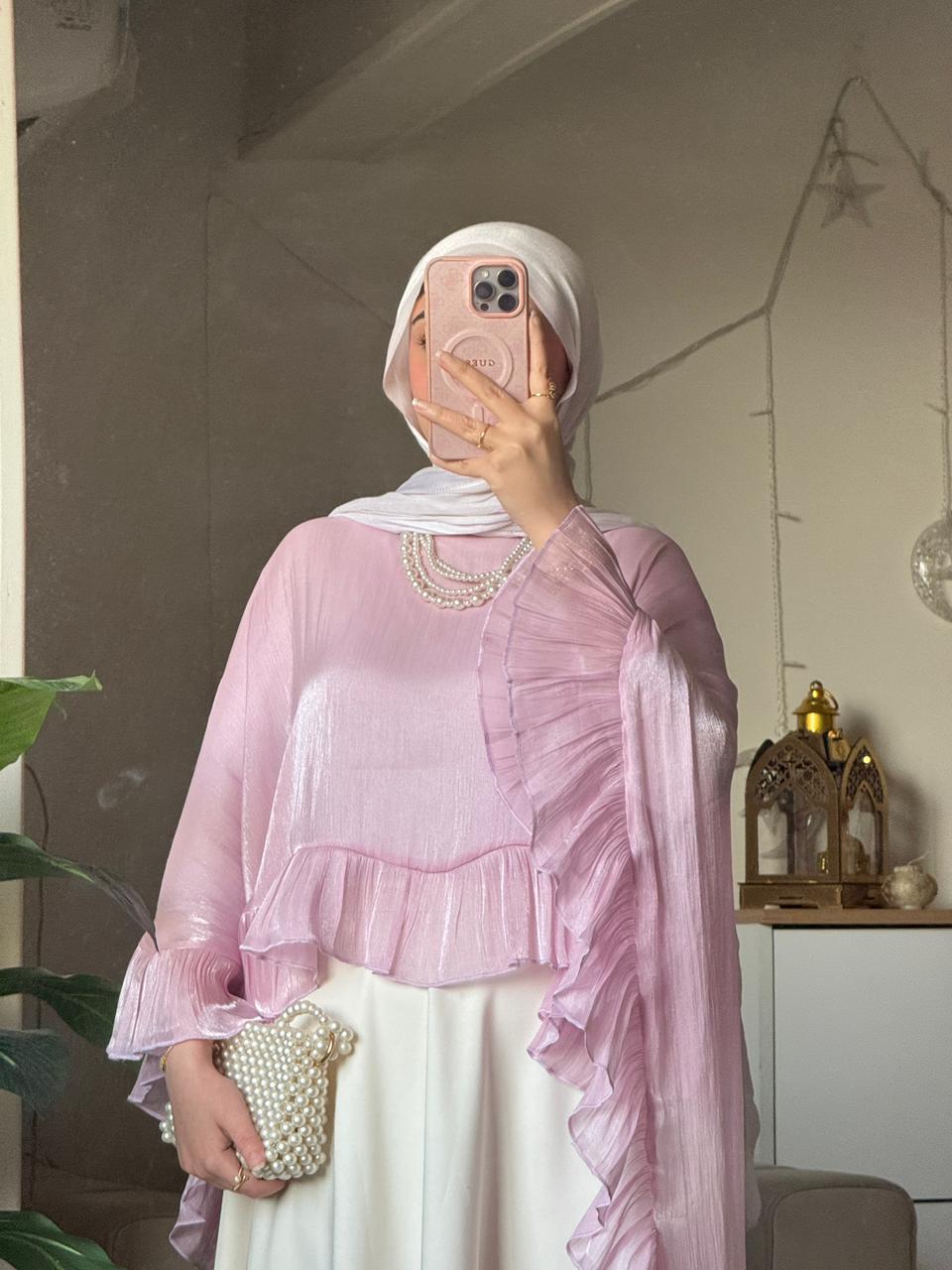 Cloche Crinkle Blouse – Made in Shahin