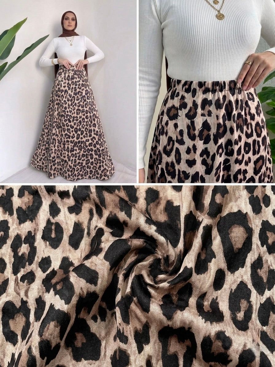 Satin Tiger Skirt – Made in Shahin