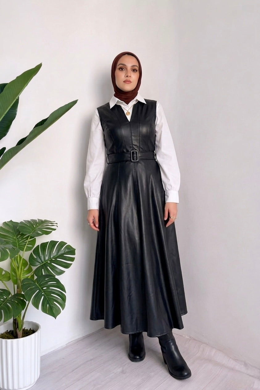 Leather Dress – Made in Shahin