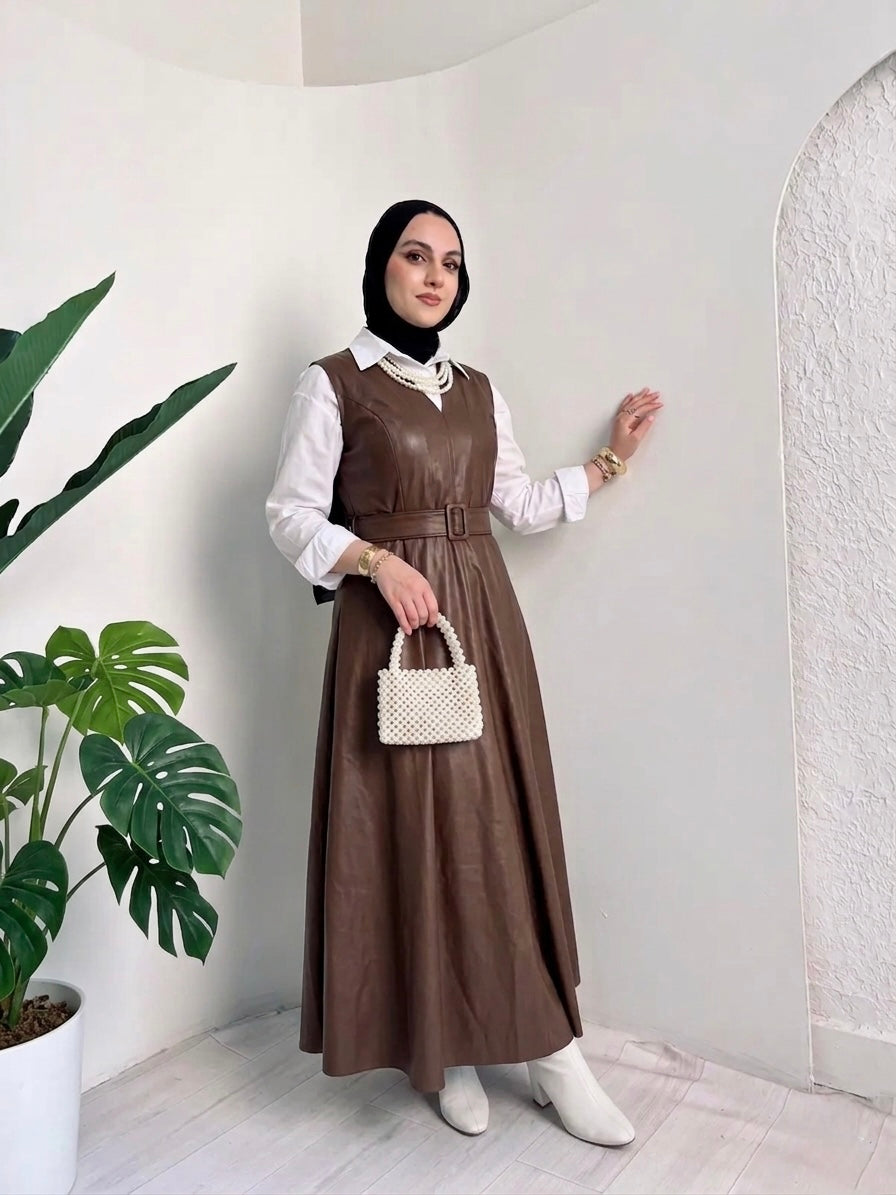 Leather Dress – Made in Shahin