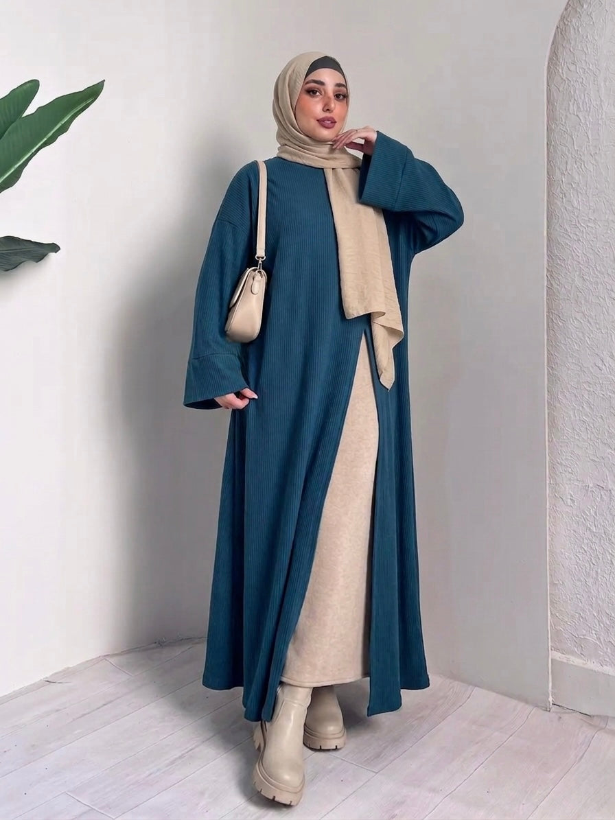 Tricot Rib Long Pullover – Made in Shahin