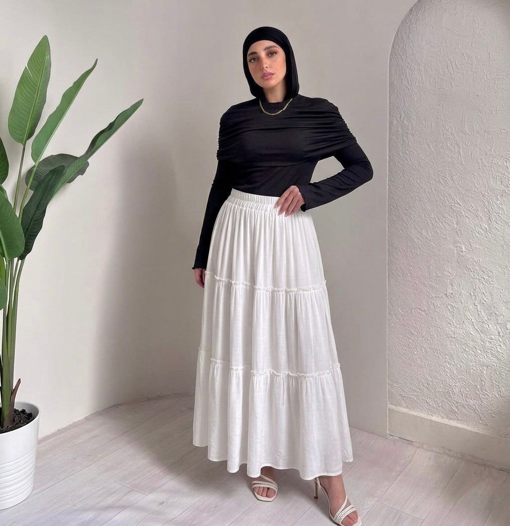 Galaxy Linen Skirt – Made in Shahin
