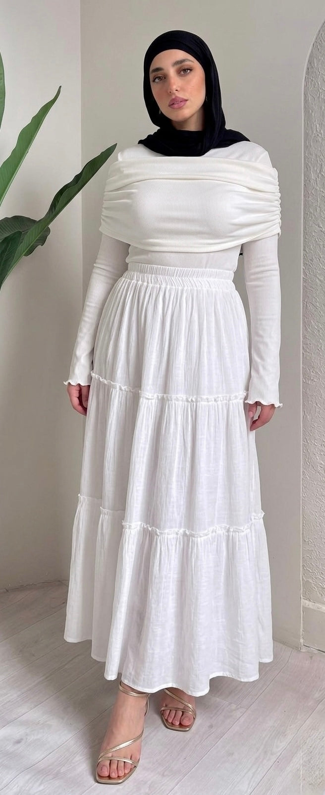 Galaxy Linen Skirt – Made in Shahin
