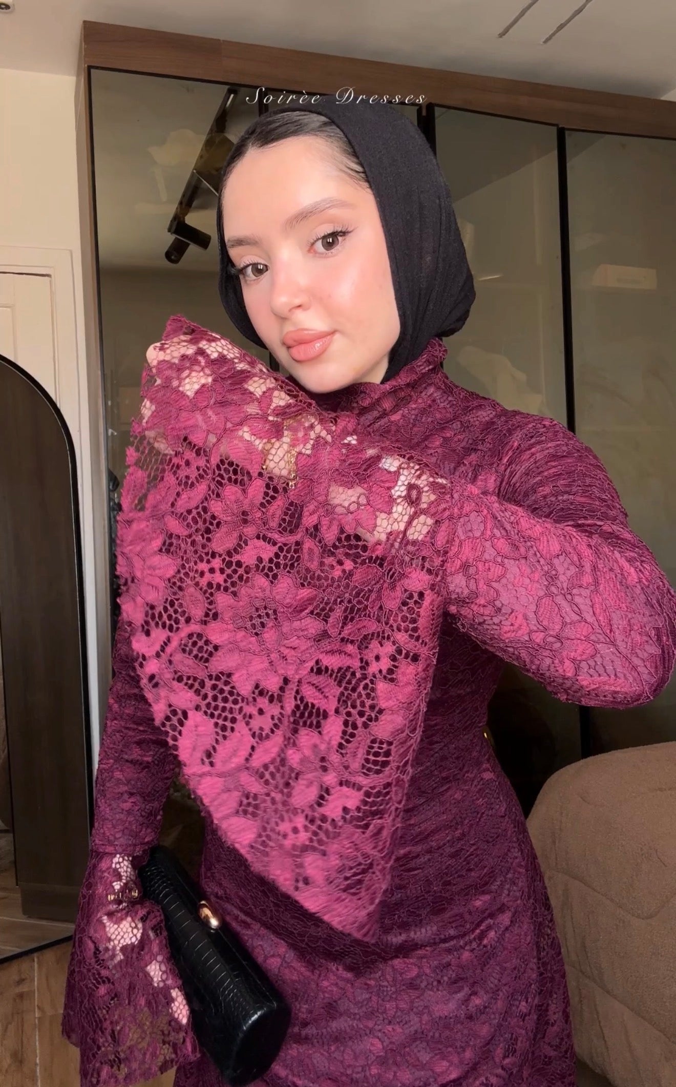 Fully Lined Lace Dress – Made in Shahin