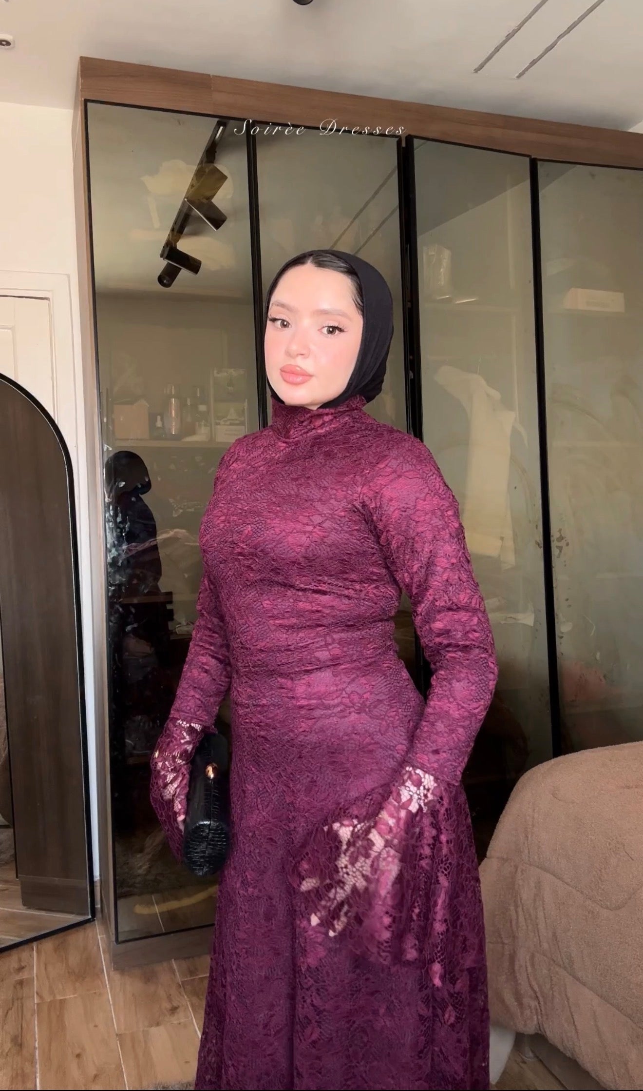 Fully Lined Lace Dress – Made in Shahin