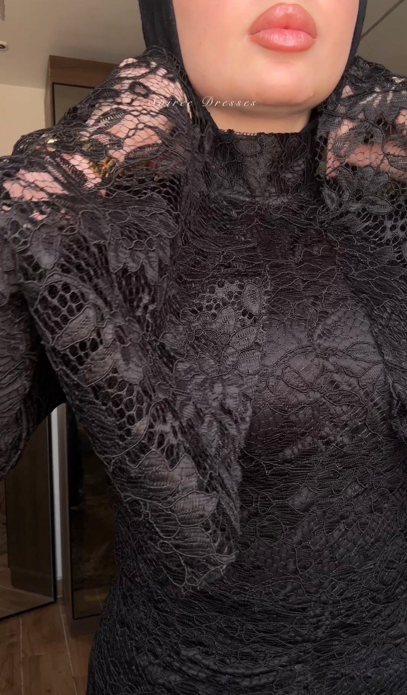 Fully Lined Lace Dress – Made in Shahin