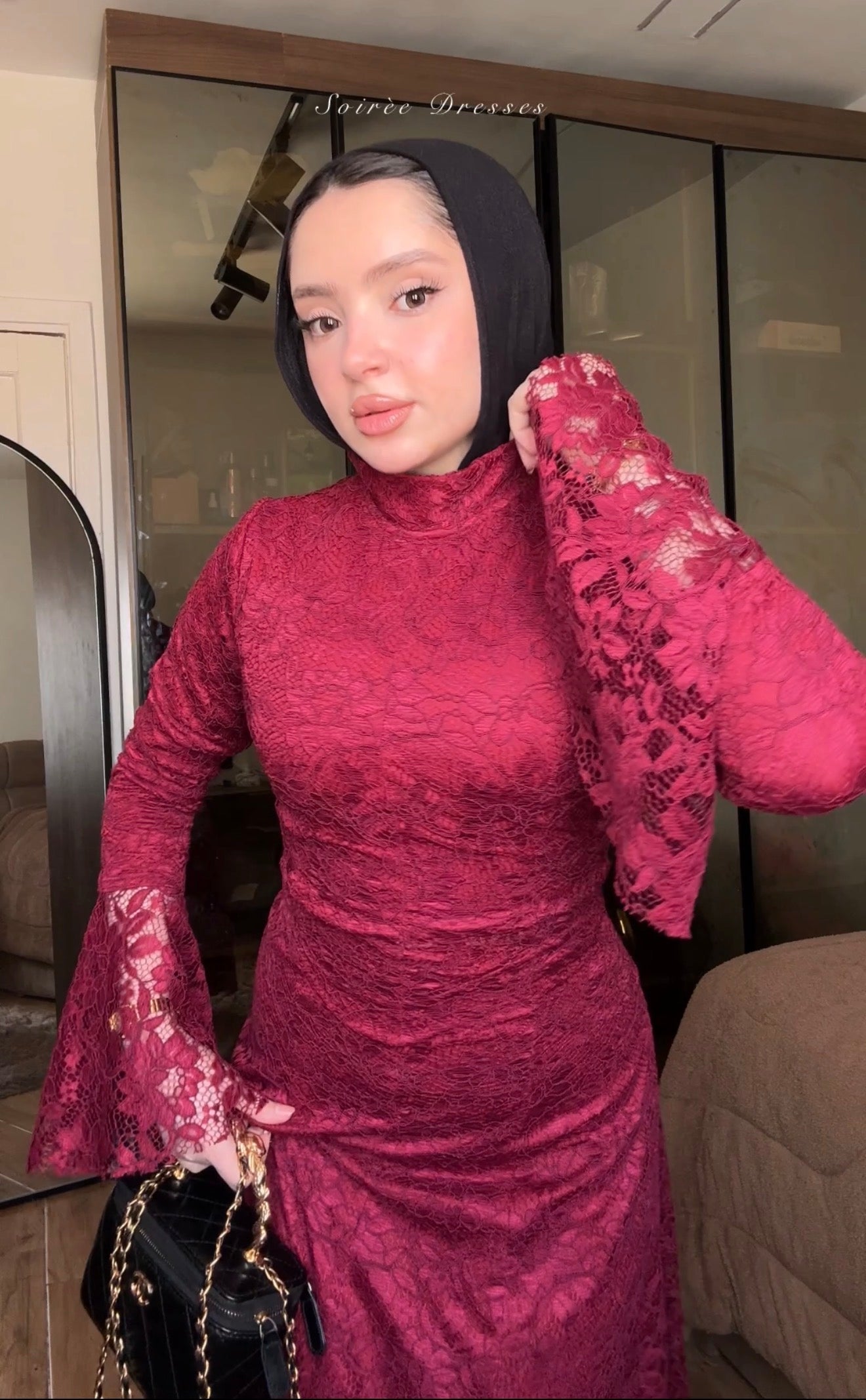 Fully Lined Lace Dress – Made in Shahin
