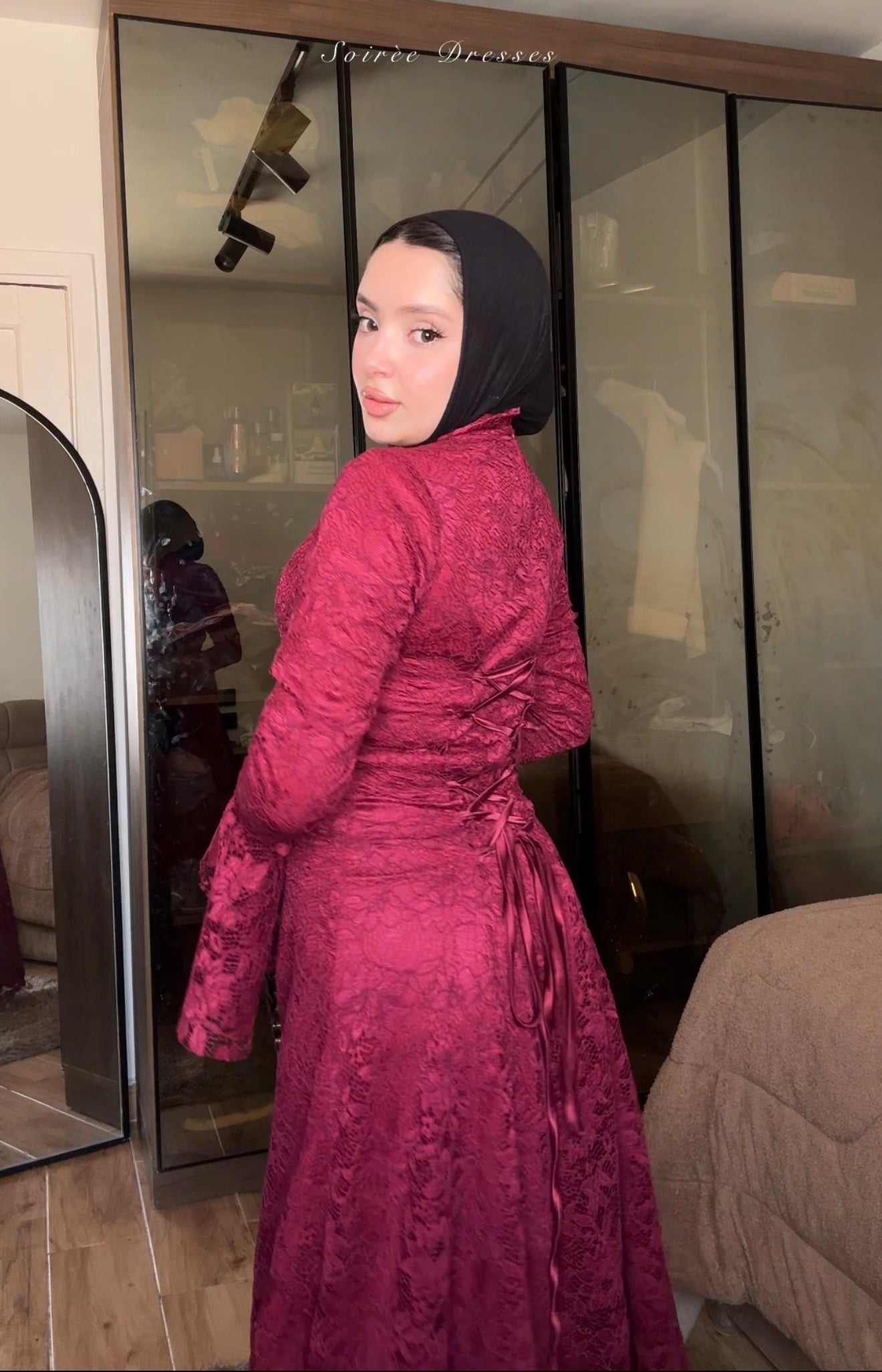 Fully Lined Lace Dress – Made in Shahin