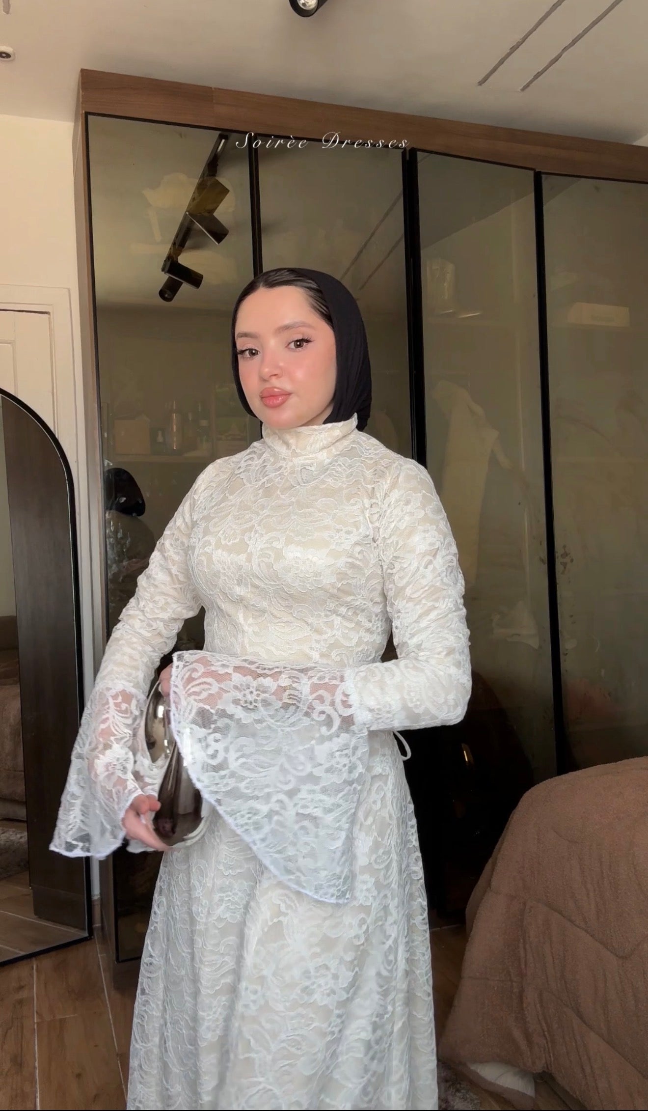 Fully Lined Lace Dress – Made in Shahin