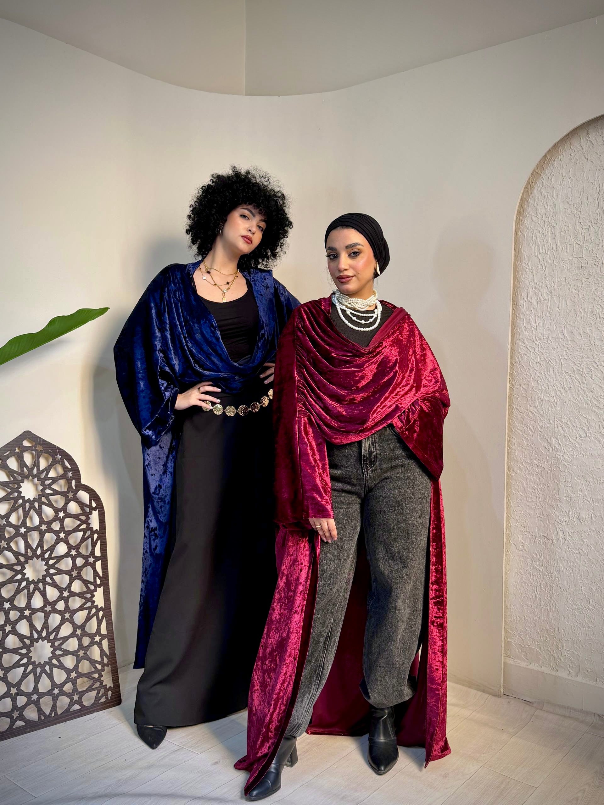 Velvet Shawl Cardigan – Made in Shahin