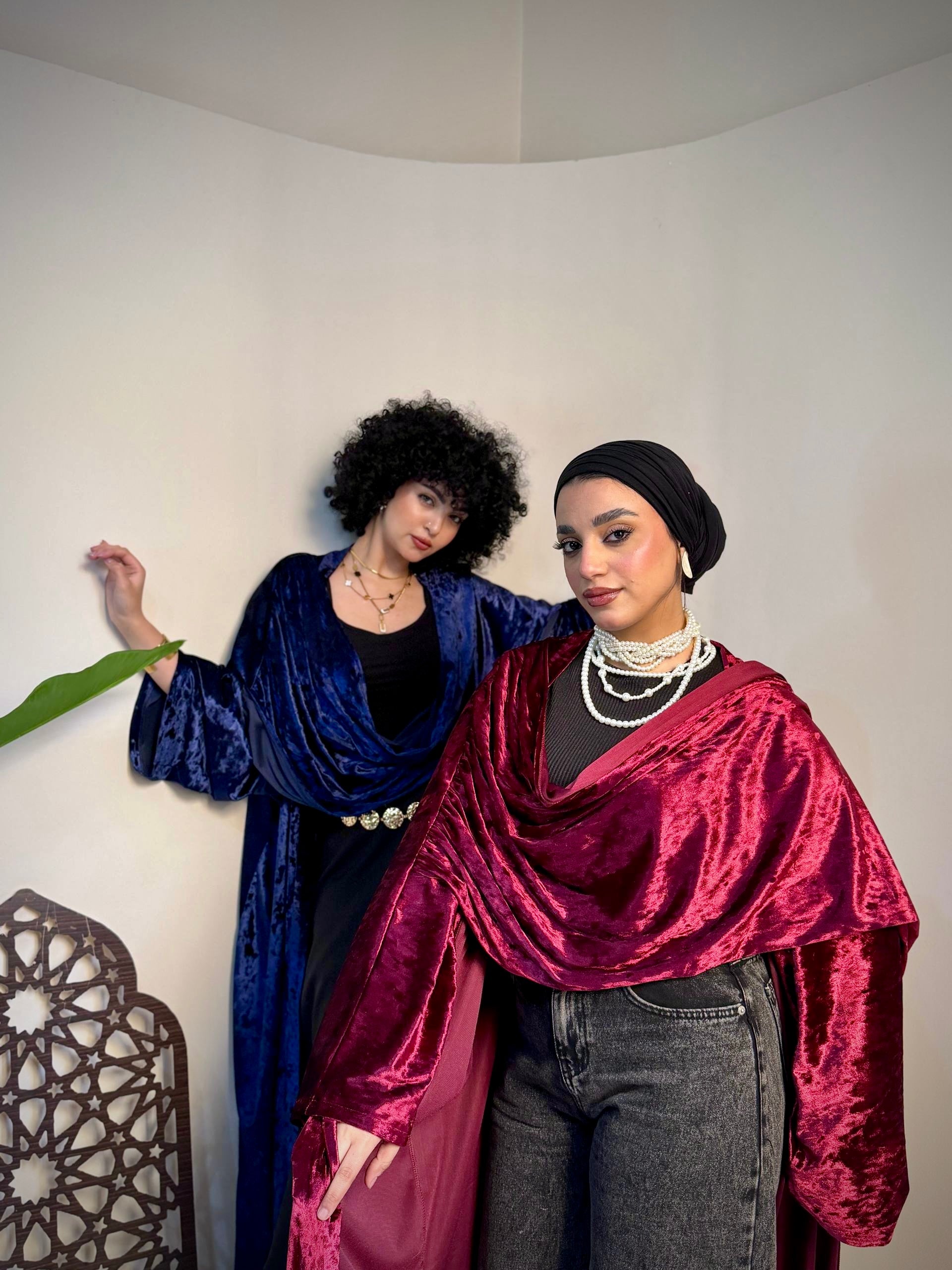 Velvet Shawl Cardigan – Made in Shahin