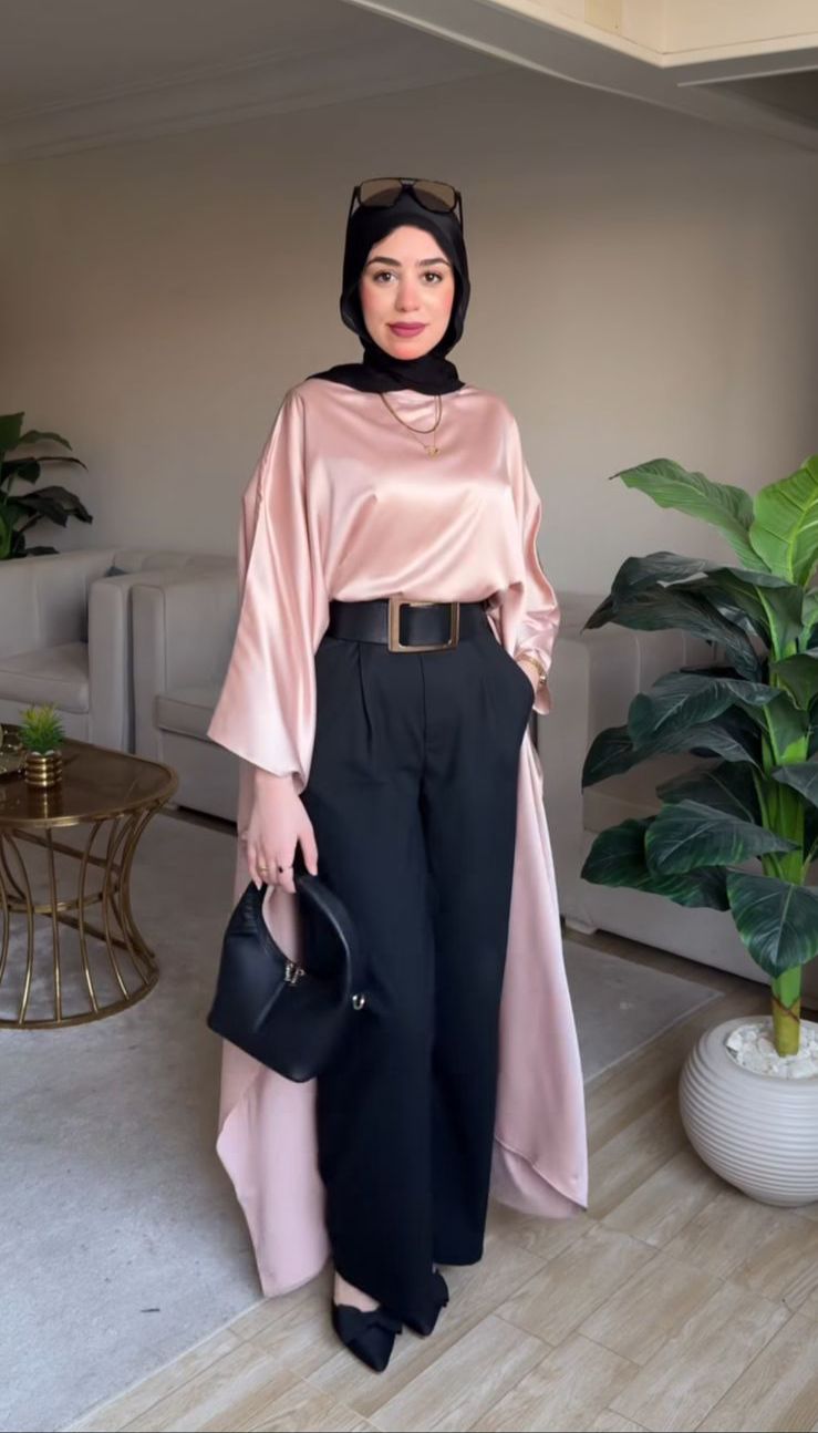 Elegant Armani Satin Blouse – Made in Shahin