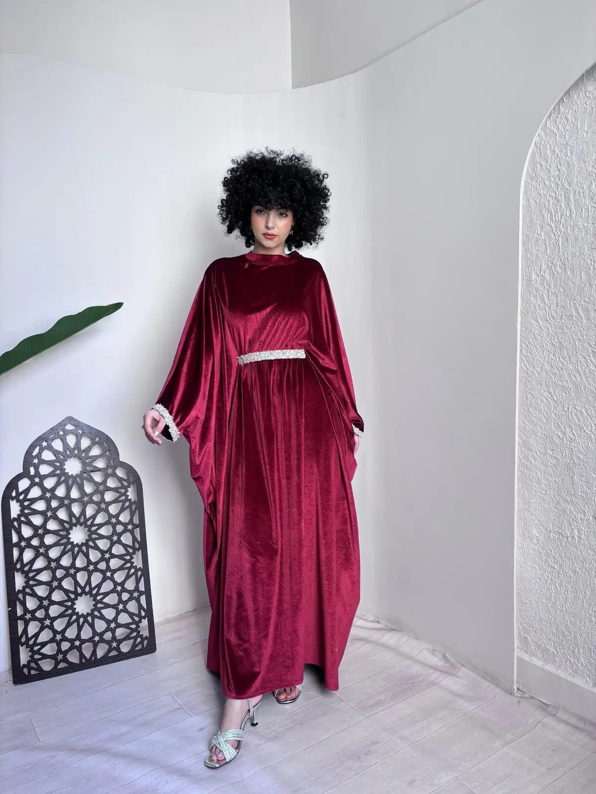 Velvet Butterfly Abaya – Made in Shahin