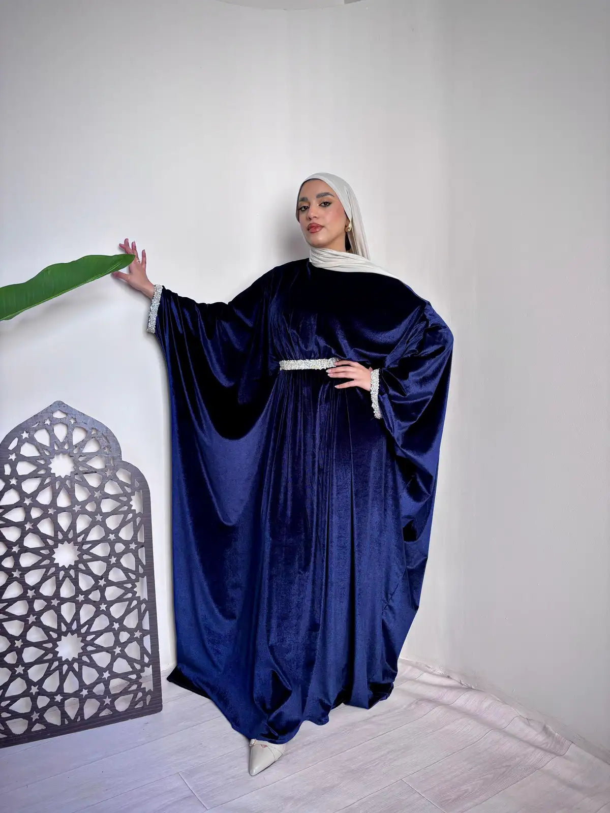 Velvet Butterfly Abaya – Made in Shahin