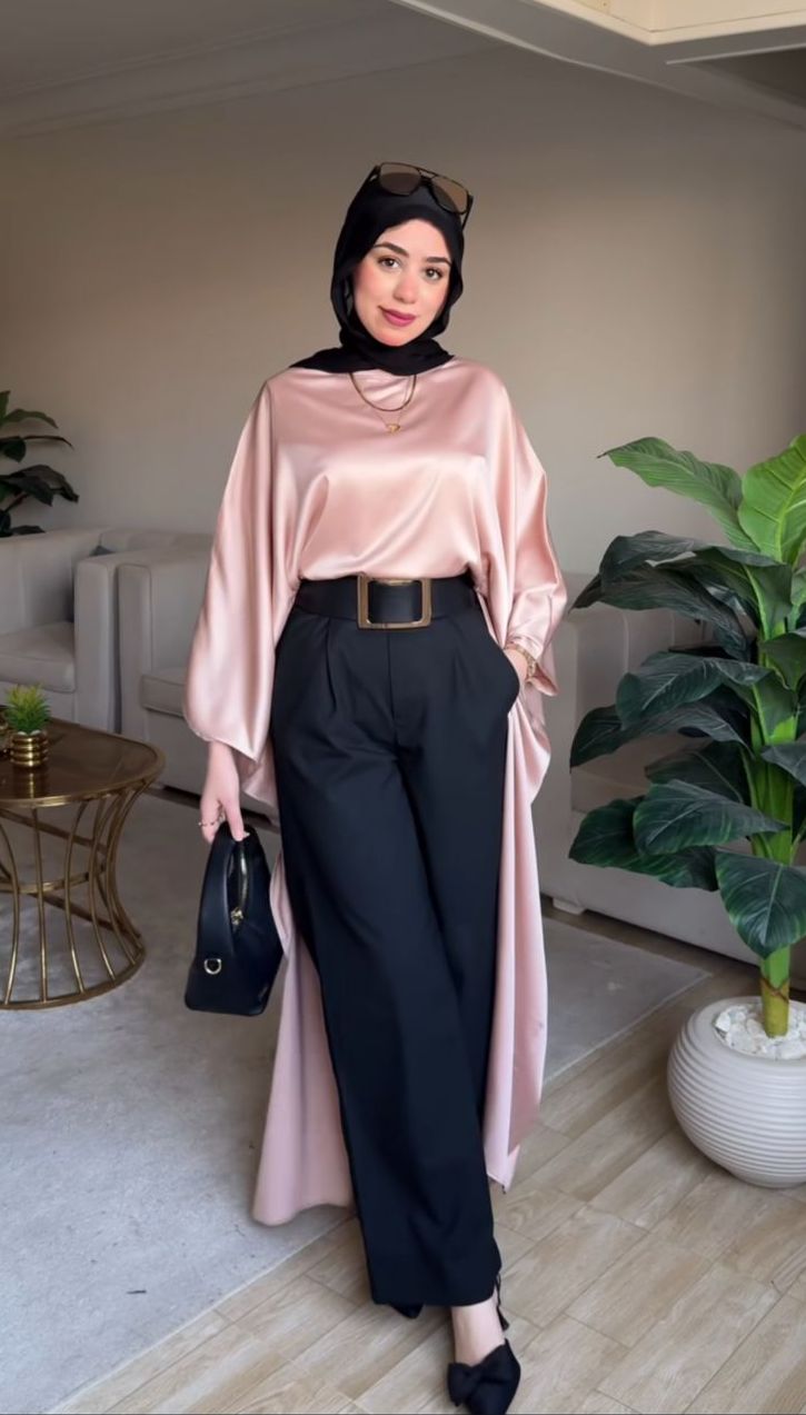 Elegant Armani Satin Blouse – Made in Shahin