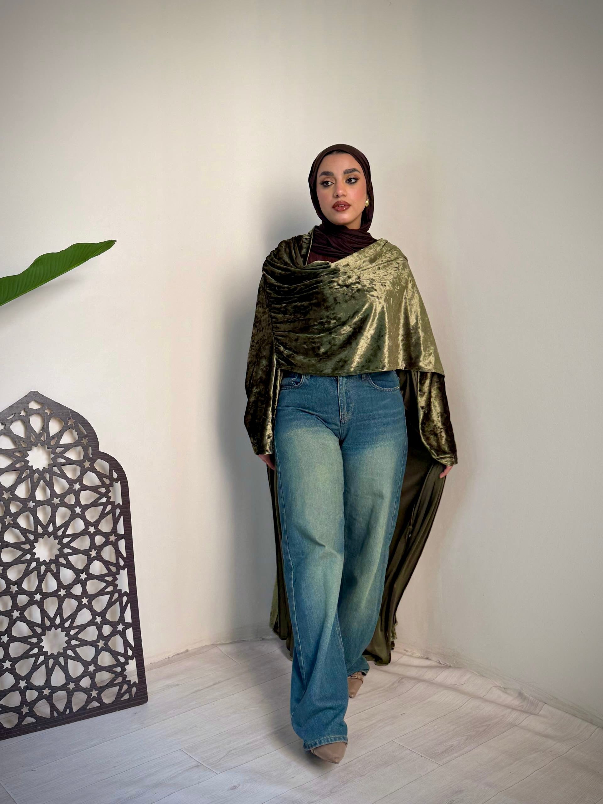 Velvet Shawl Cardigan – Made in Shahin