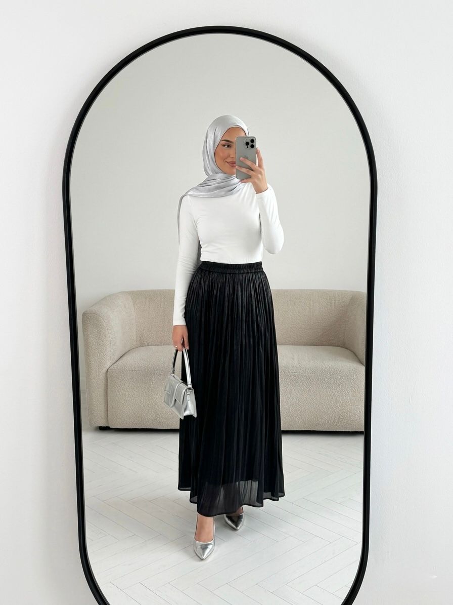 Crinkle Skirt – Made in Shahin