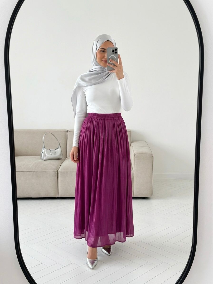 Crinkle Skirt – Made in Shahin