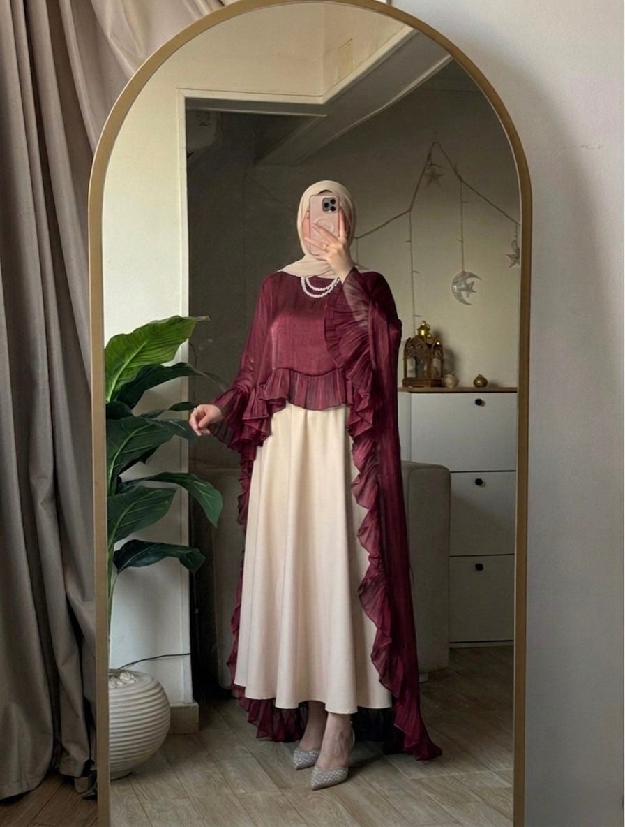 Cloche Crinkle Blouse – Made in Shahin